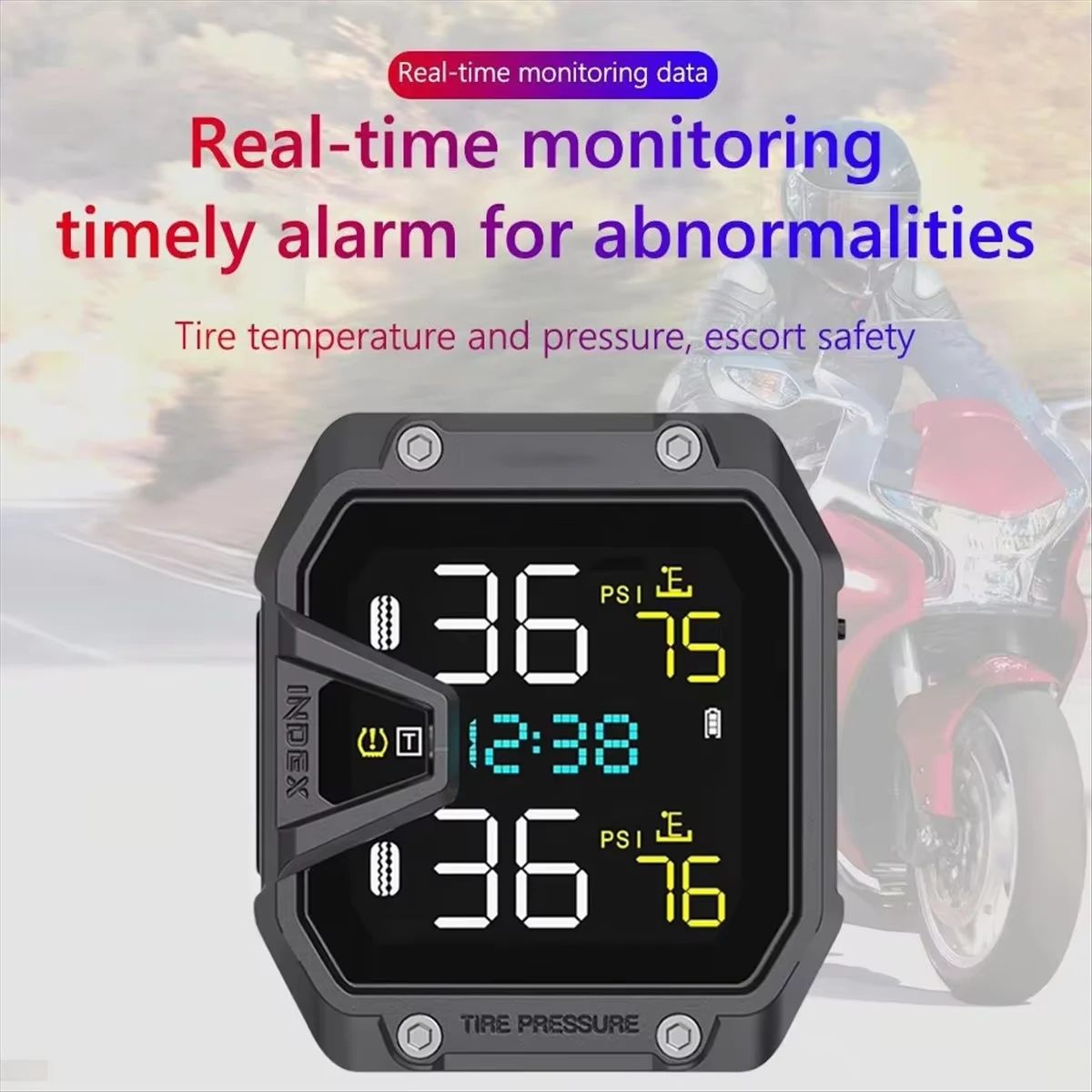 Исходное фото: Мотоциклетный TPMS-монитор