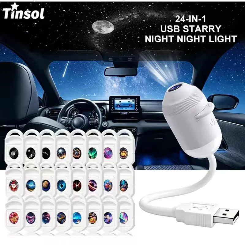 Исходное фото: USB-проектор звёзд