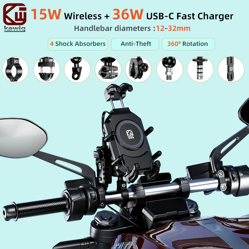 Фото из исходной карточки: Держатель телефона Kewig M26A