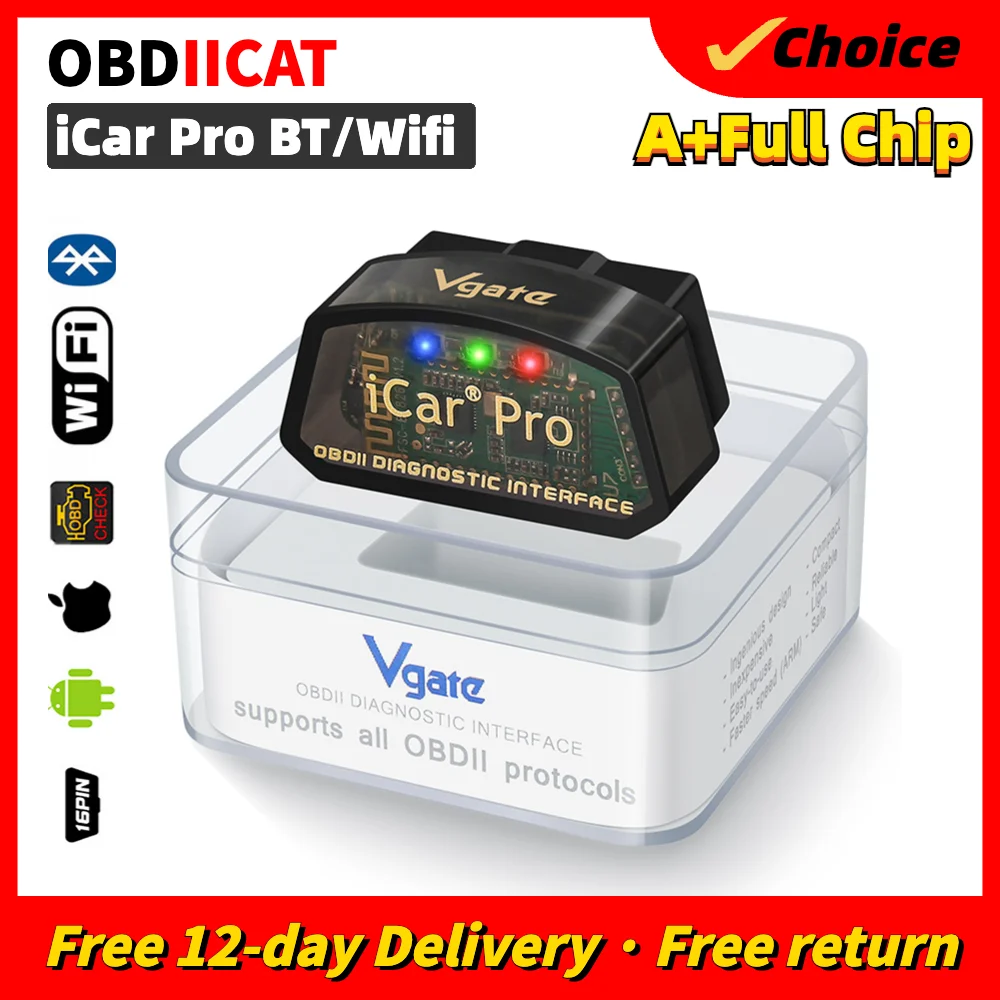 Фото из исходной карточки: OBD-II сканер Vgate iCar Pro
